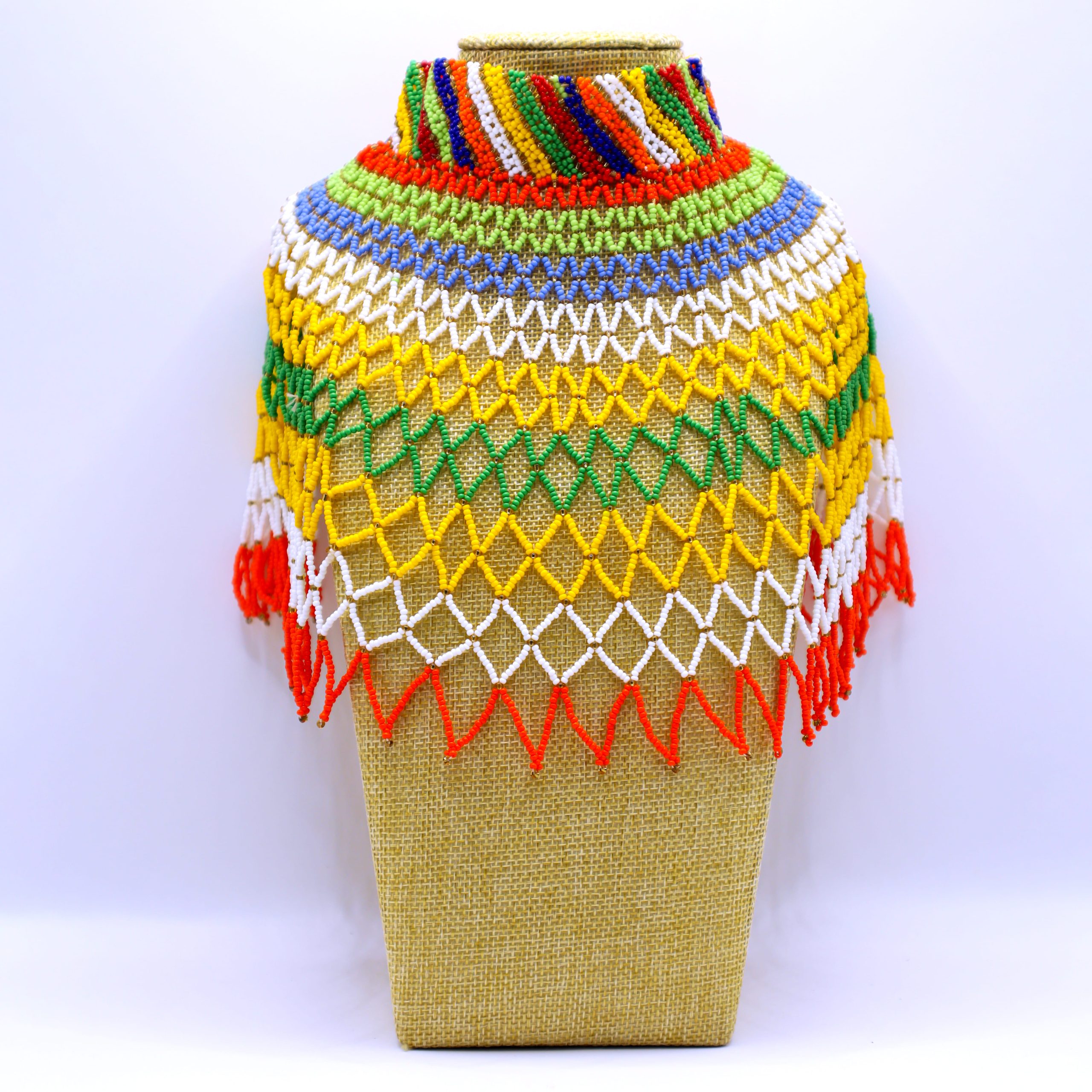 Zulu mesh collar necklace