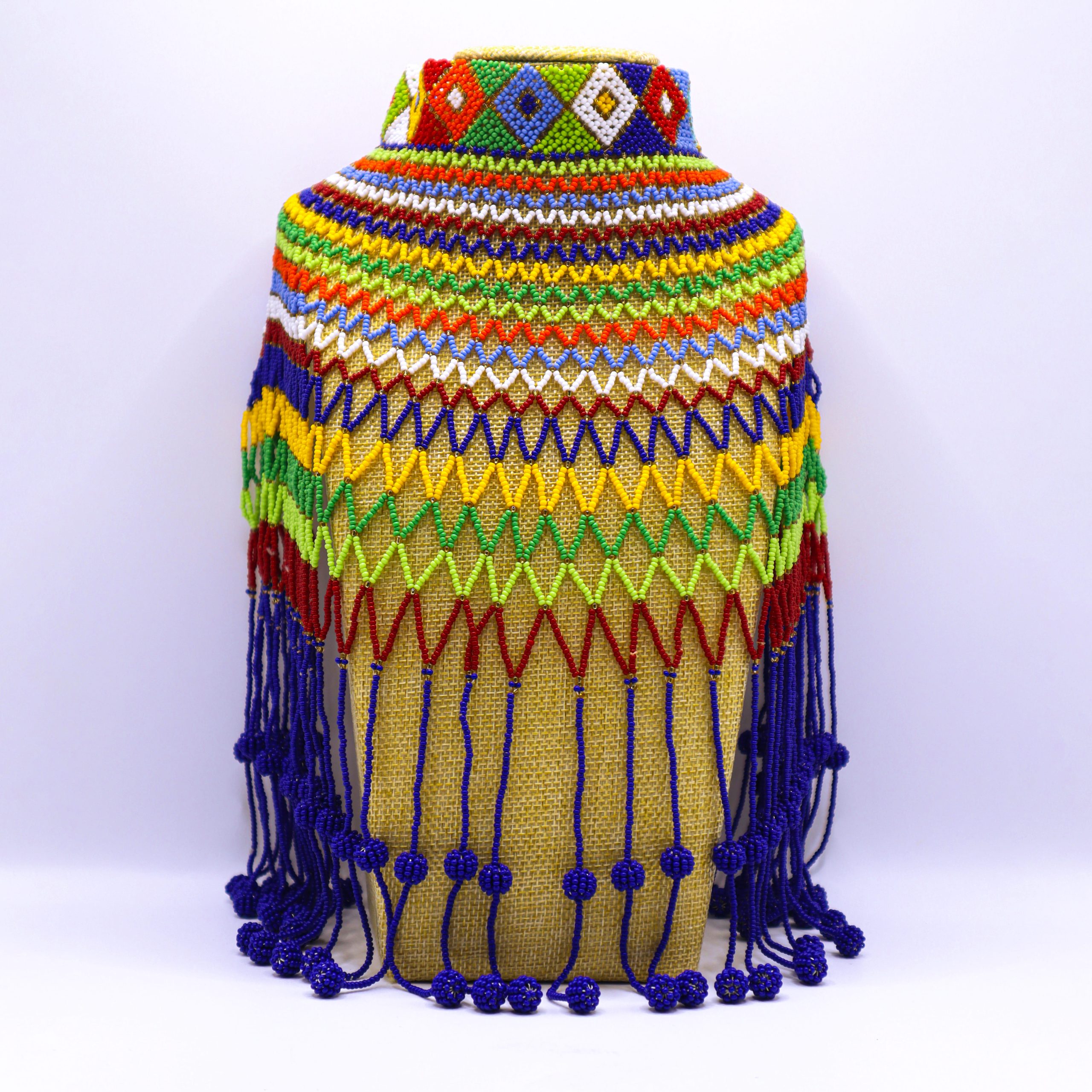 Second image of Zulu mesh collar necklace