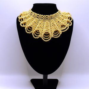Beaded shawl necklace