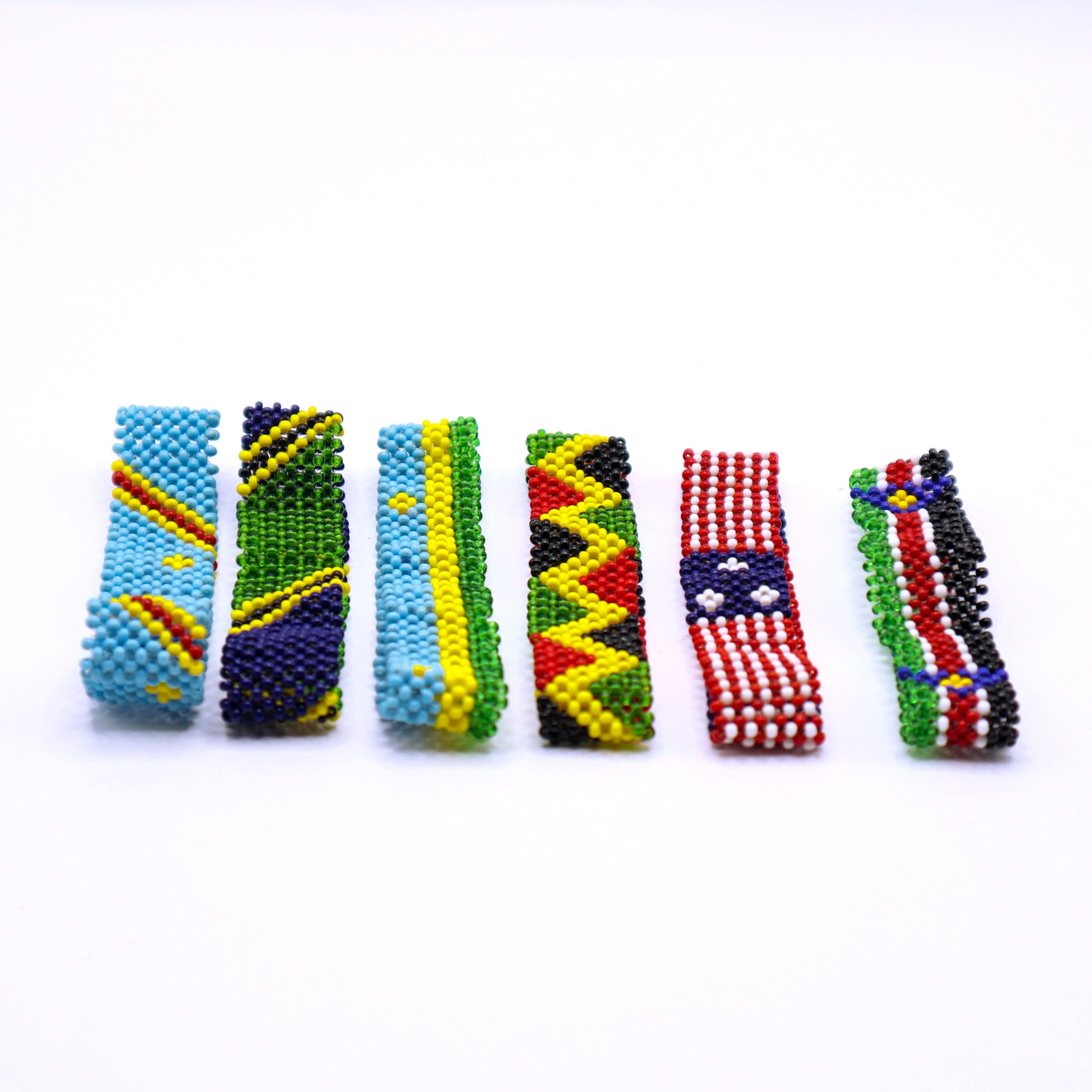 Fine beads non stretchy single layer wrist bands